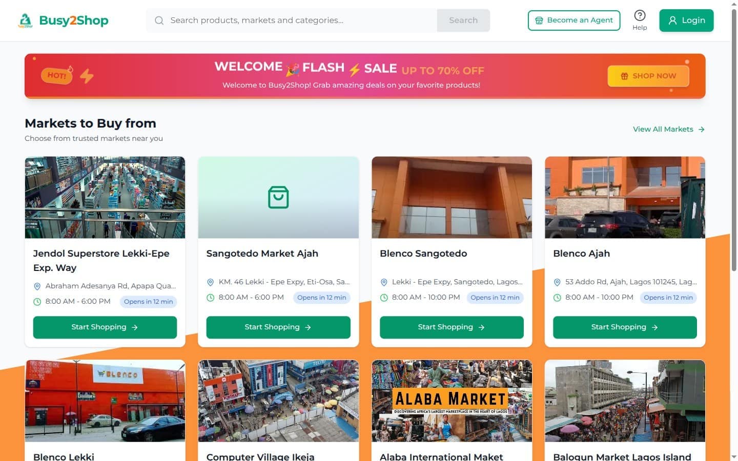 Busy2Shop — E-commerce · Marketplace